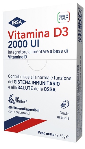 [985826243] VITAMINA D3 IBSA 2000 UI 30 FILM ORODISPERSIBILI